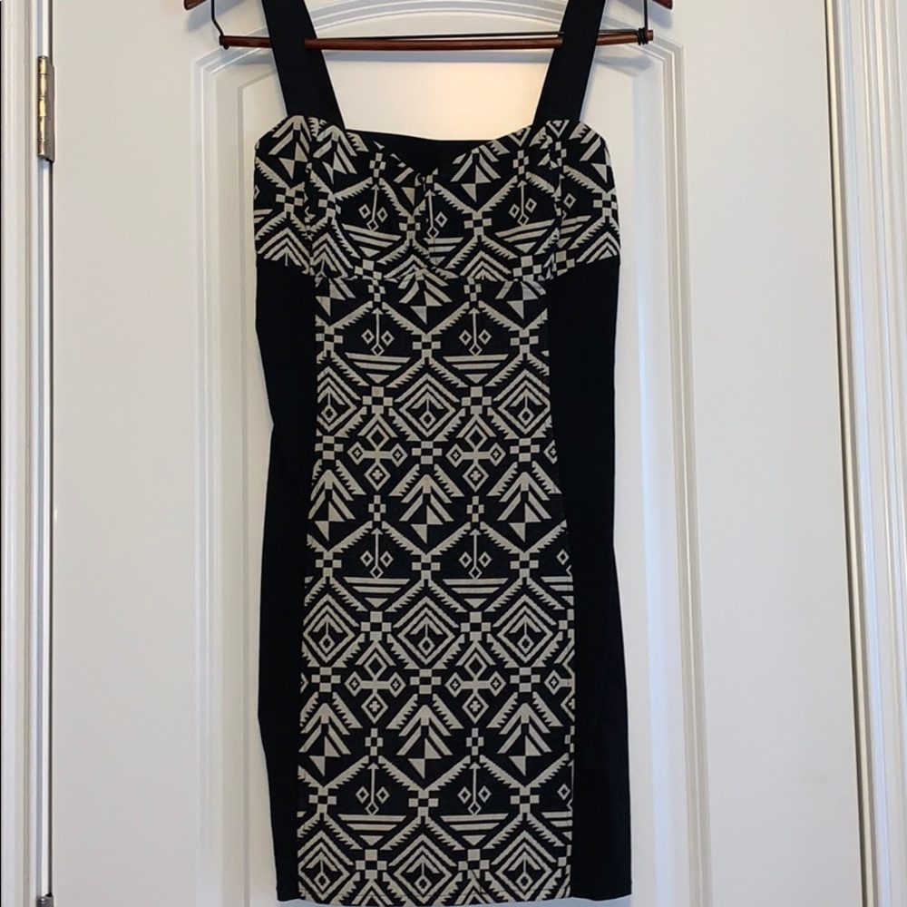 Black mini dress